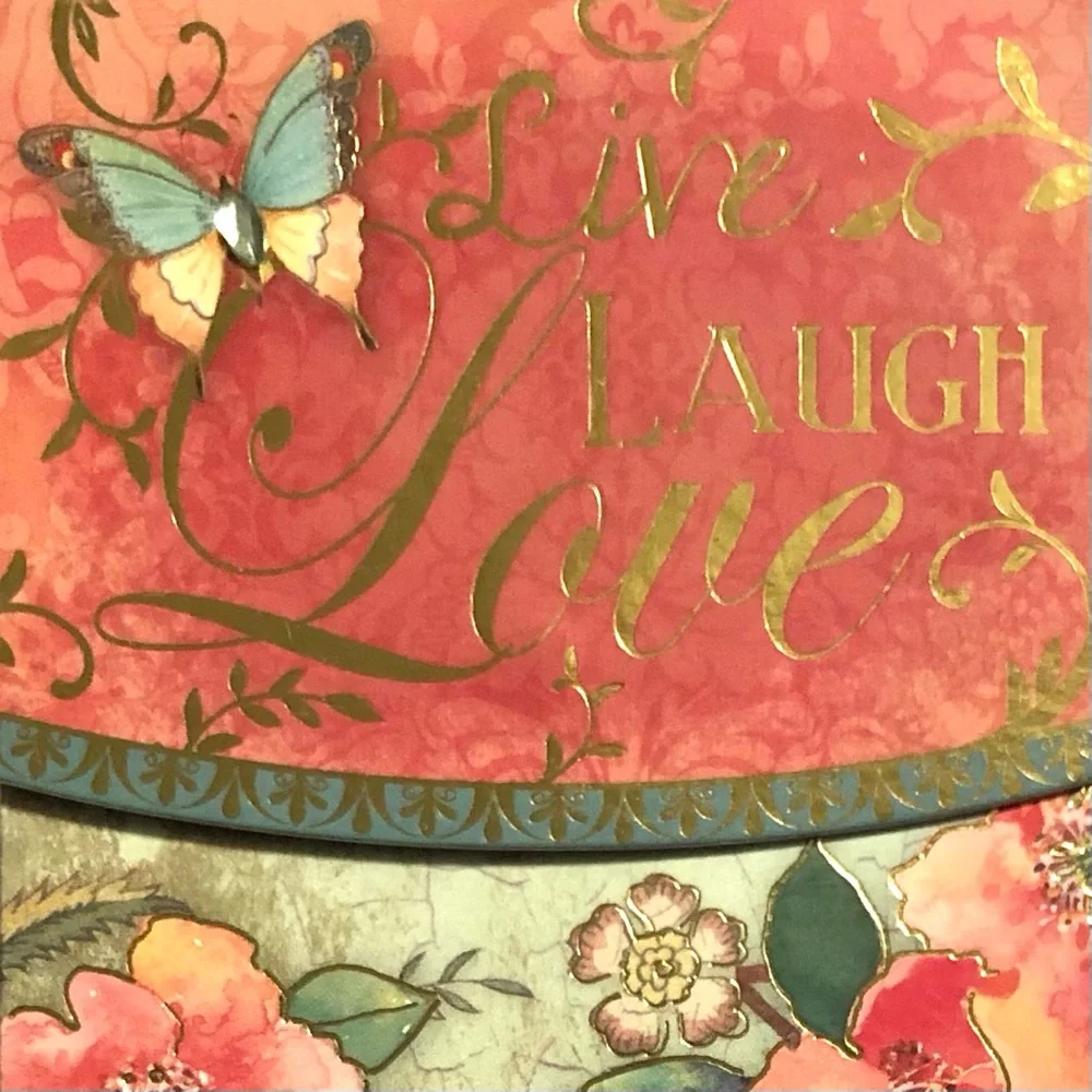 Punch Studio Embellished Long Notepad:  Floral 